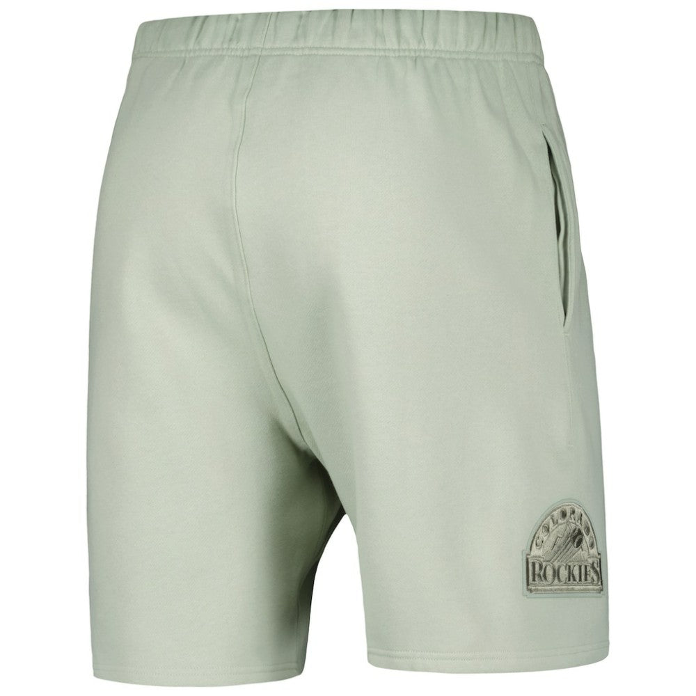 Colorado Rockies Pro Standard Neutral Fleece Shorts Light Green