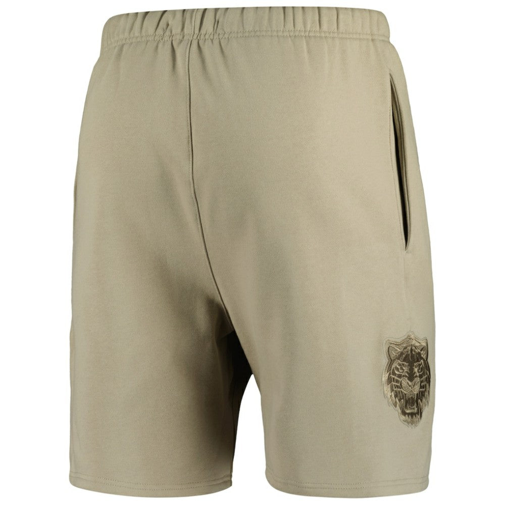 Detroit Tigers Pro Standard Neutral Fleece Shorts Khaki