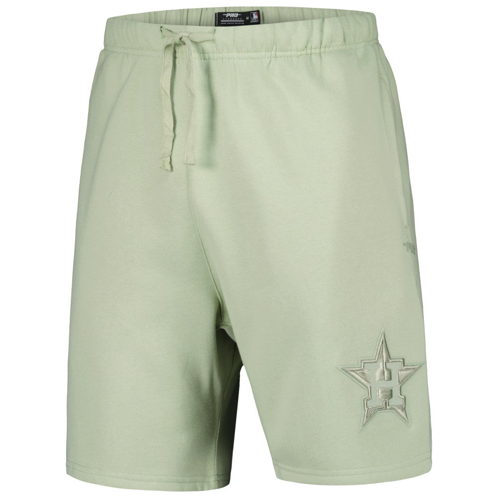 Houston Astros Pro Standard Neutral Fleece Shorts Light Green