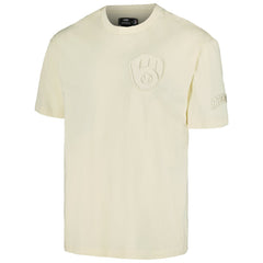 Milwaukee Brewers Pro Standard Oversized Neutral CJ Dropped Shoulders T-Shirt Cream