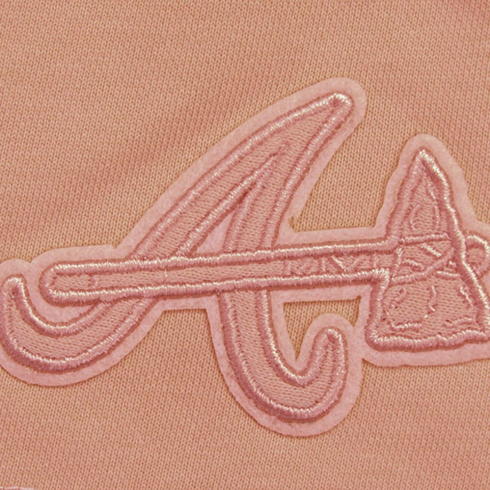 Atlanta Braves Pro Standard Women's Neutral Fleece Shorts Pink
