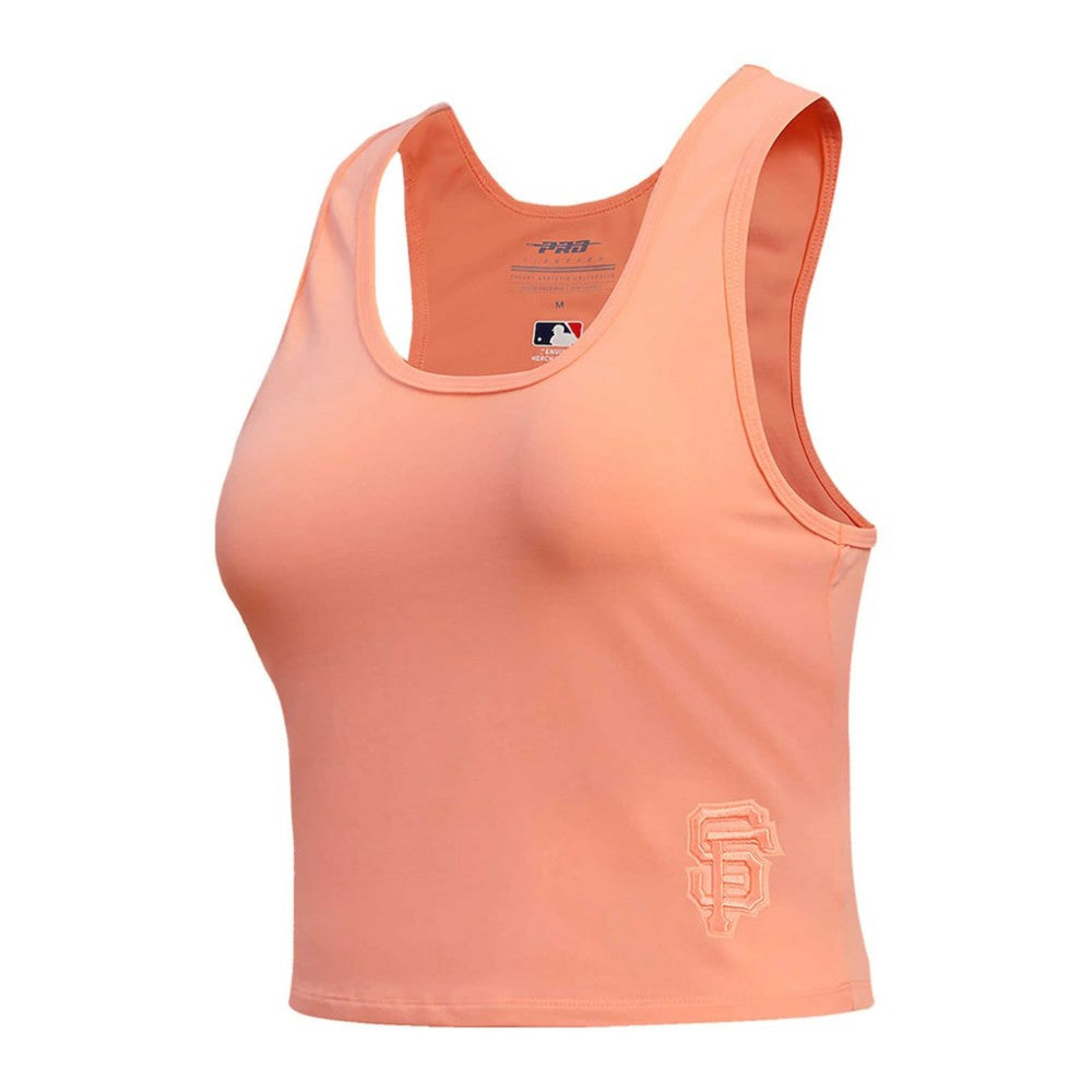 San Francisco Giants Pro Standard Women's Neutral Fitted Racerback Tank Top Pink