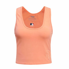 San Francisco Giants Pro Standard Women's Neutral Fitted Racerback Tank Top Pink