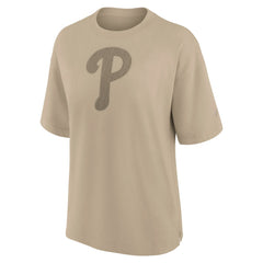 Philadelphia Phillies Women's Oversized Elements T-Shirt Khaki