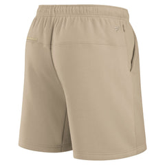 Los Angeles Dodgers Unisex Elements Super Soft Fleece Shorts Khaki
