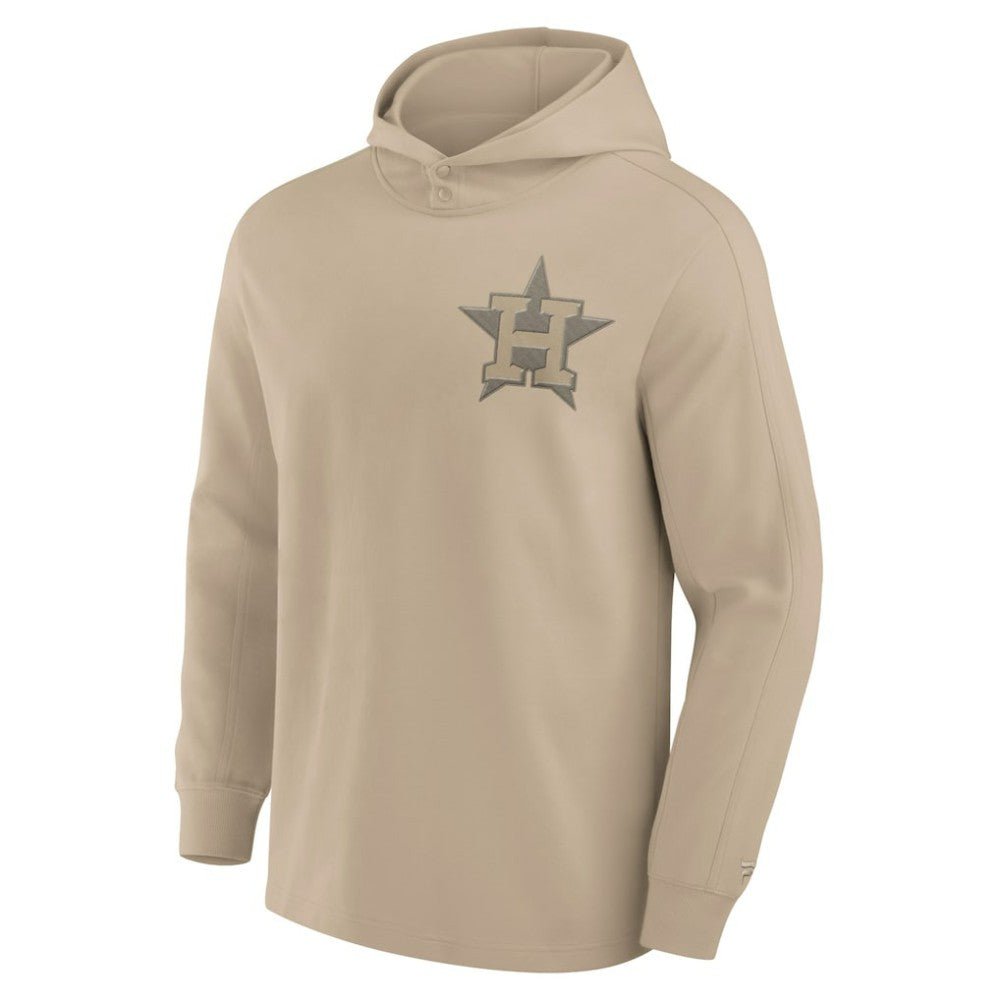 Houston Astros Elements Lightweight Fleece Hoodie Khaki