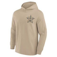 Houston Astros Elements Lightweight Fleece Hoodie Khaki