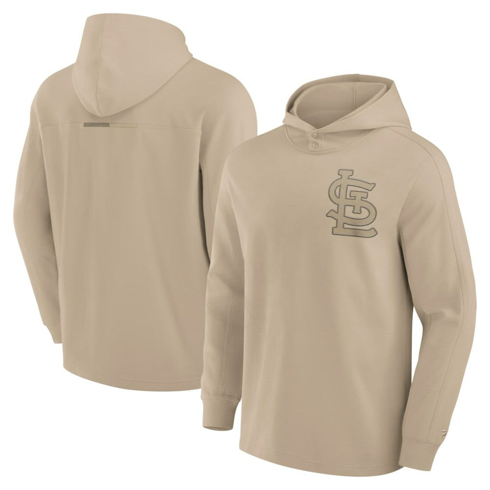 St. Louis Cardinals Elements Lightweight Fleece Hoodie Khaki