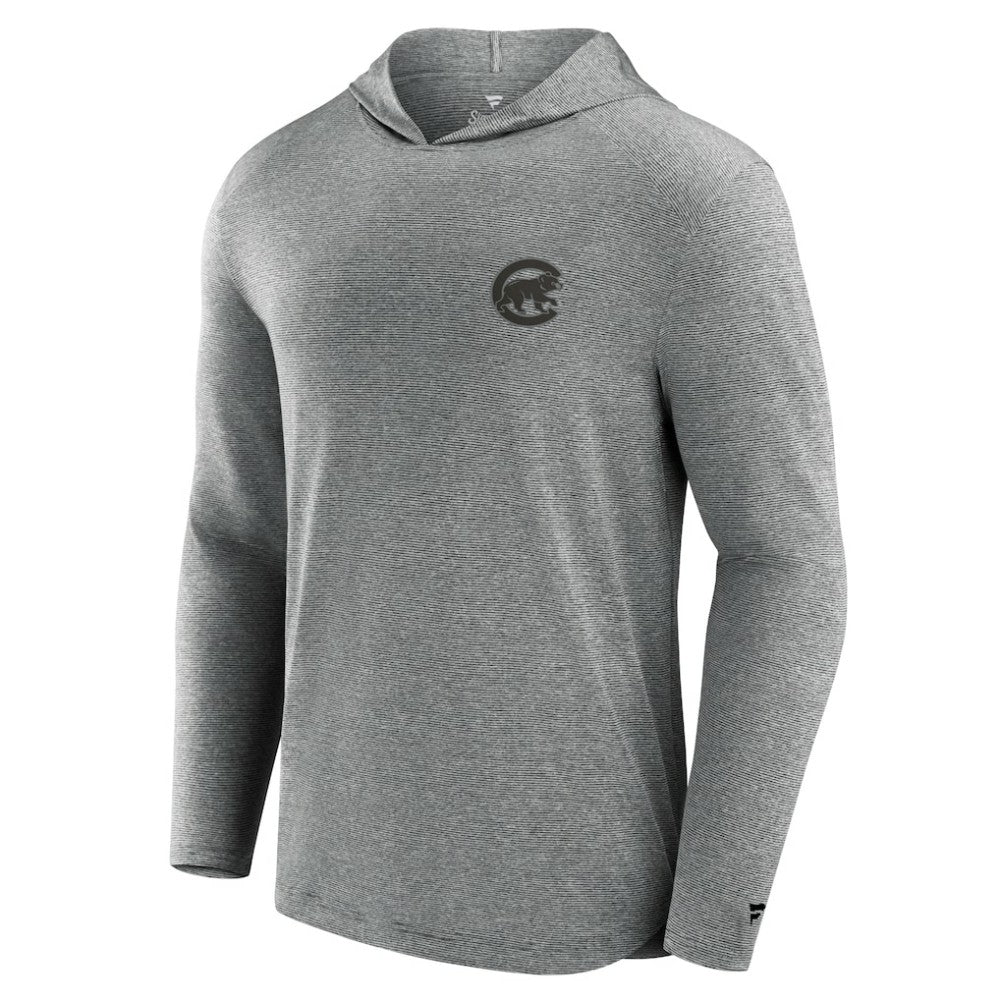 Chicago Cubs Front Office Tech Lightweight Hoodie T-Shirt Black