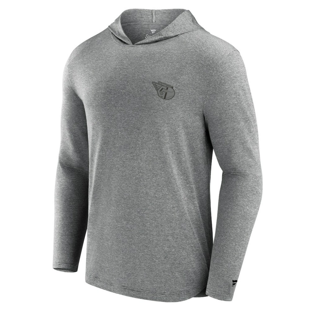 Cleveland Guardians Front Office Tech Lightweight Hoodie T-Shirt Black