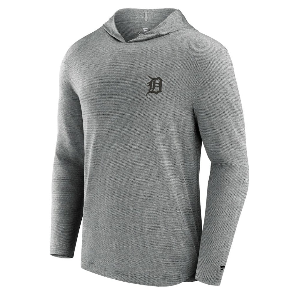 Detroit Tigers Front Office Tech Lightweight Hoodie T-Shirt Black