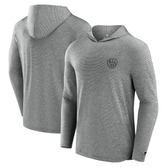 Milwaukee Brewers Front Office Tech Lightweight Hoodie T-Shirt Black