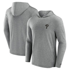 Philadelphia Phillies Front Office Tech Lightweight Hoodie T-Shirt Black
