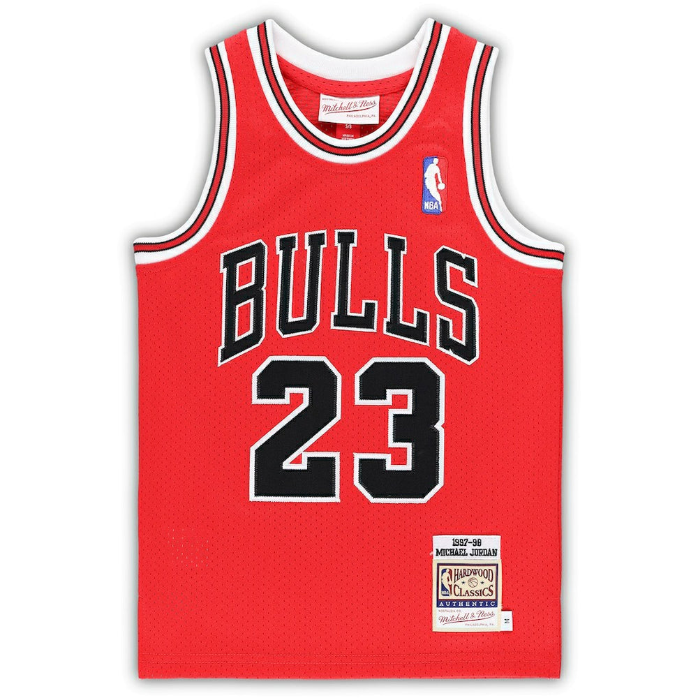 Michael Jordan Chicago Bulls Preschool 1997/98 Hardwood Classics Authentic Jersey sale - Red