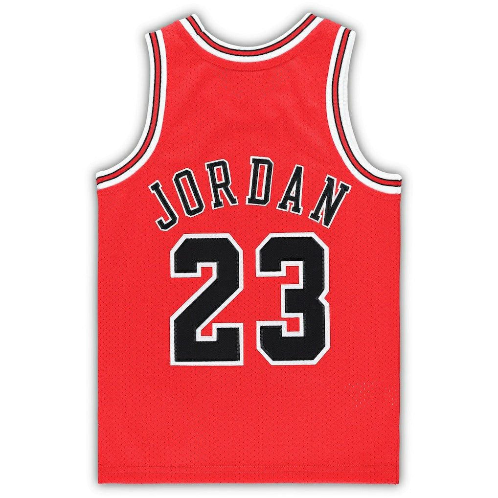 Michael Jordan Chicago Bulls Preschool 1997/98 Hardwood Classics Authentic Jersey sale - Red