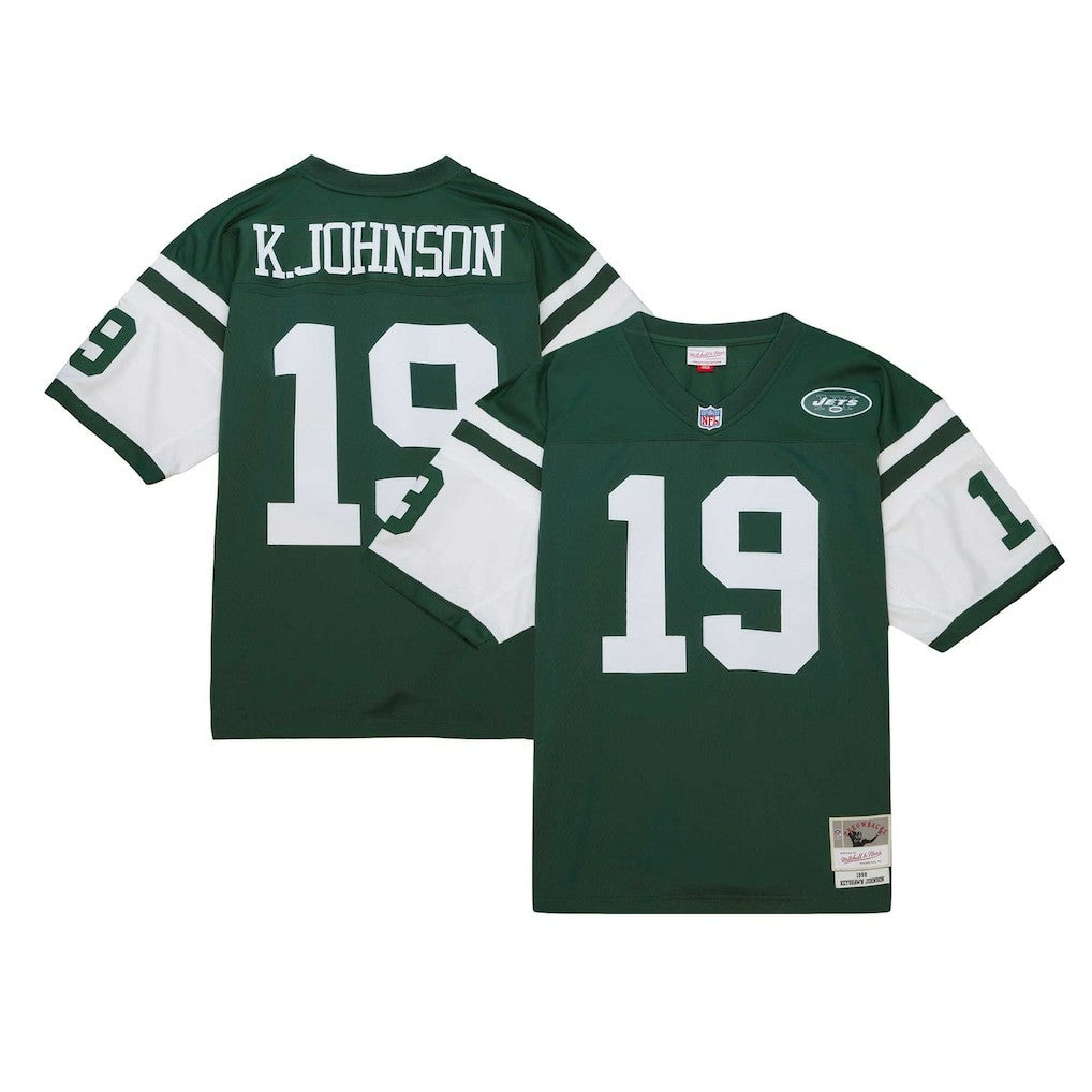 Keyshawn Johnson New York Jets Legacy Replica Jersey - Green on sale