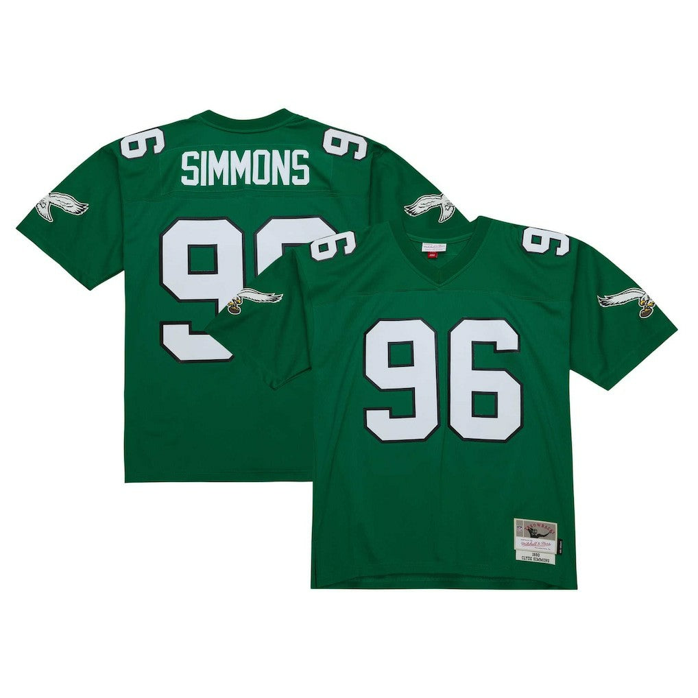 Clyde Simmons Philadelphia Eagles Legacy Replica Jersey - Kelly Green sale
