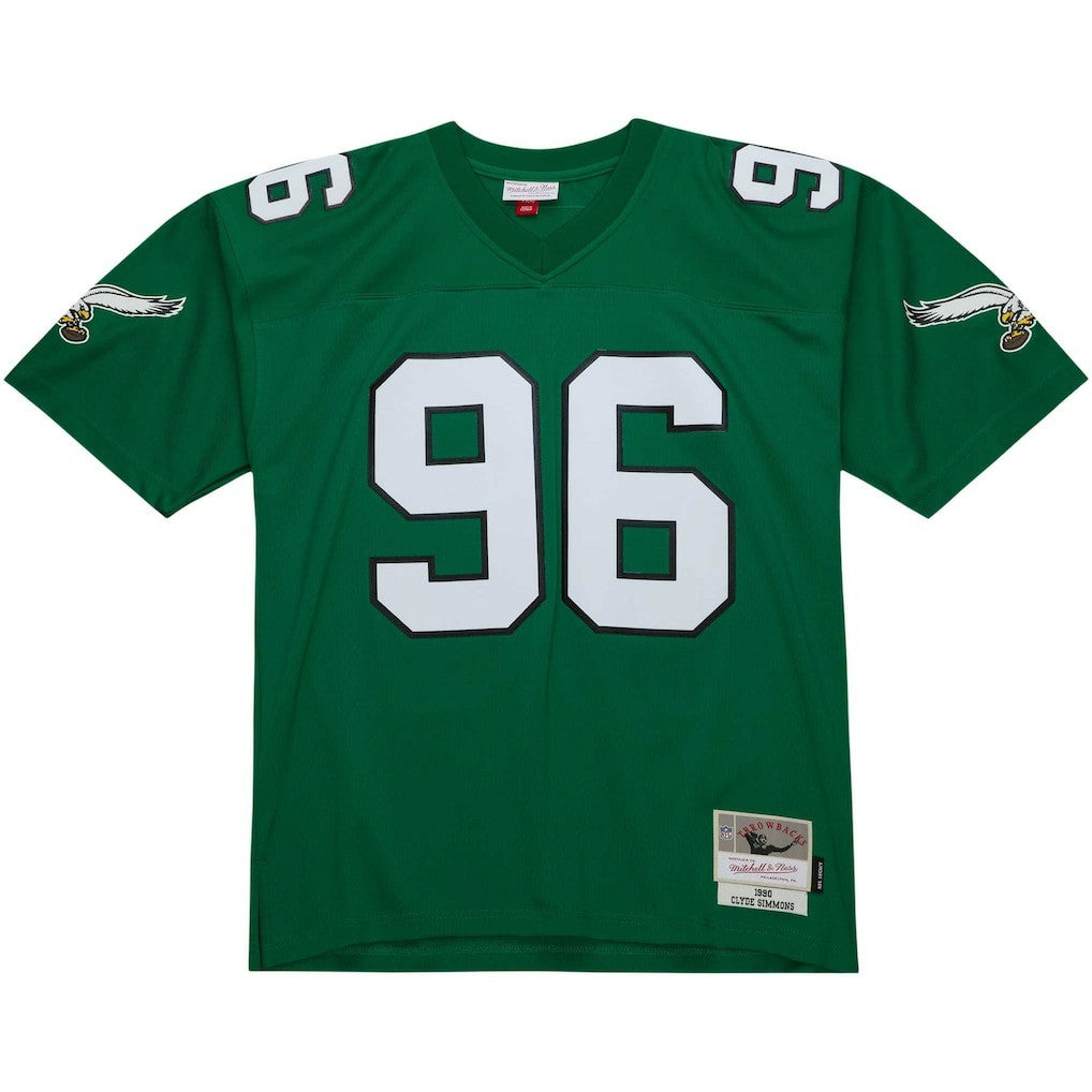 Clyde Simmons Philadelphia Eagles Legacy Replica Jersey - Kelly Green sale