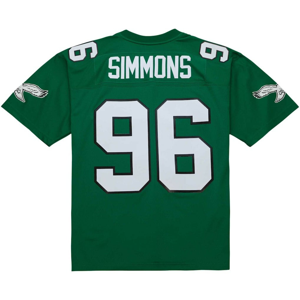 Clyde Simmons Philadelphia Eagles Legacy Replica Jersey - Kelly Green sale