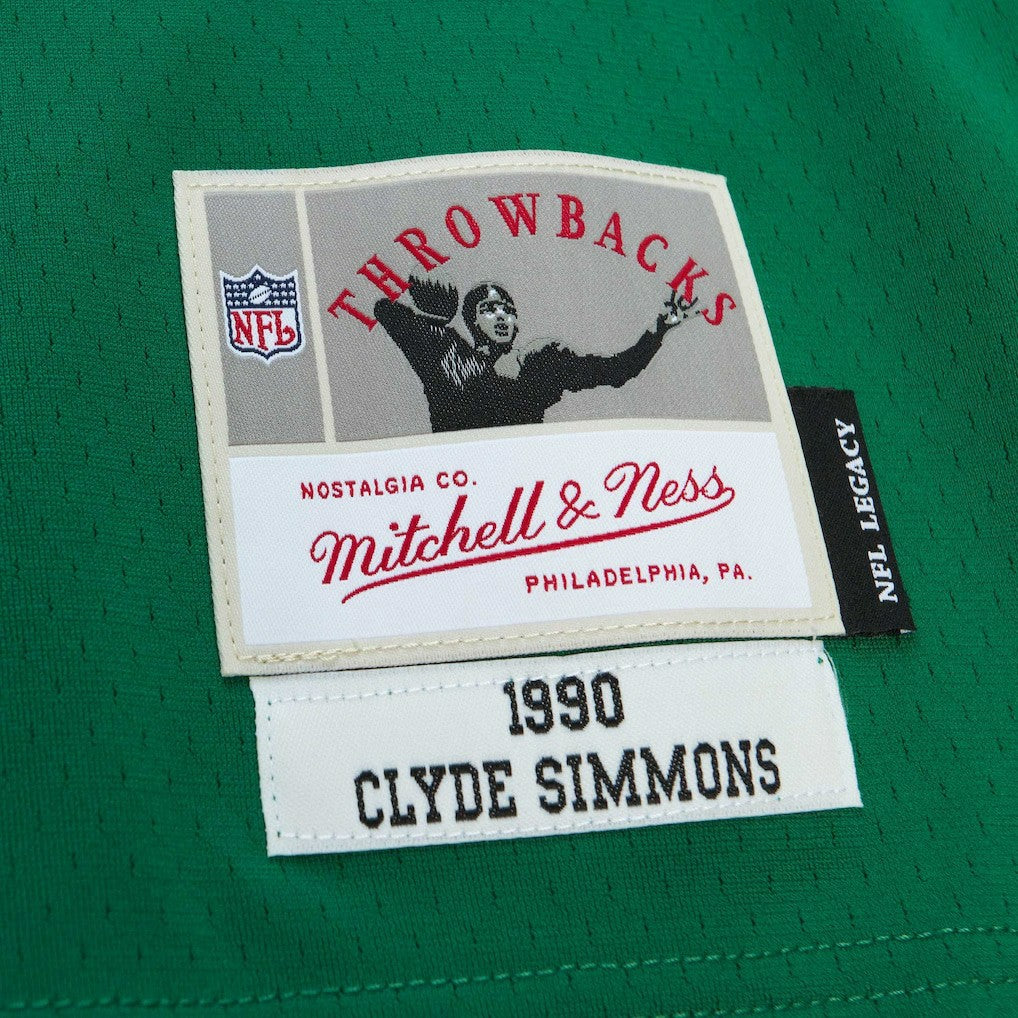 Clyde Simmons Philadelphia Eagles Legacy Replica Jersey - Kelly Green sale