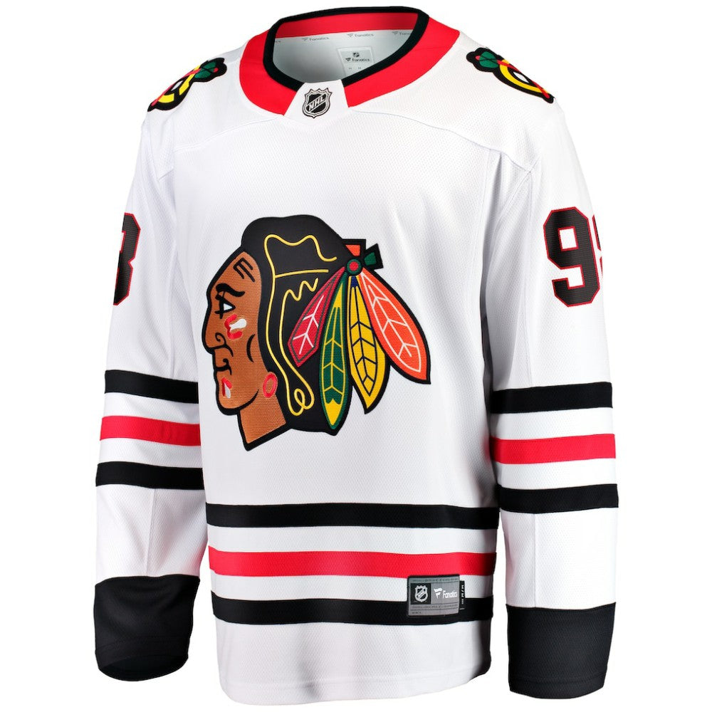 Connor Bedard Chicago Blackhawks Fanatics Away Breakaway Player Jersey White