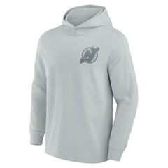 New Jersey Devils Fanatics Elements Lightweight Tri-Blend Fleece Hoodie Gray