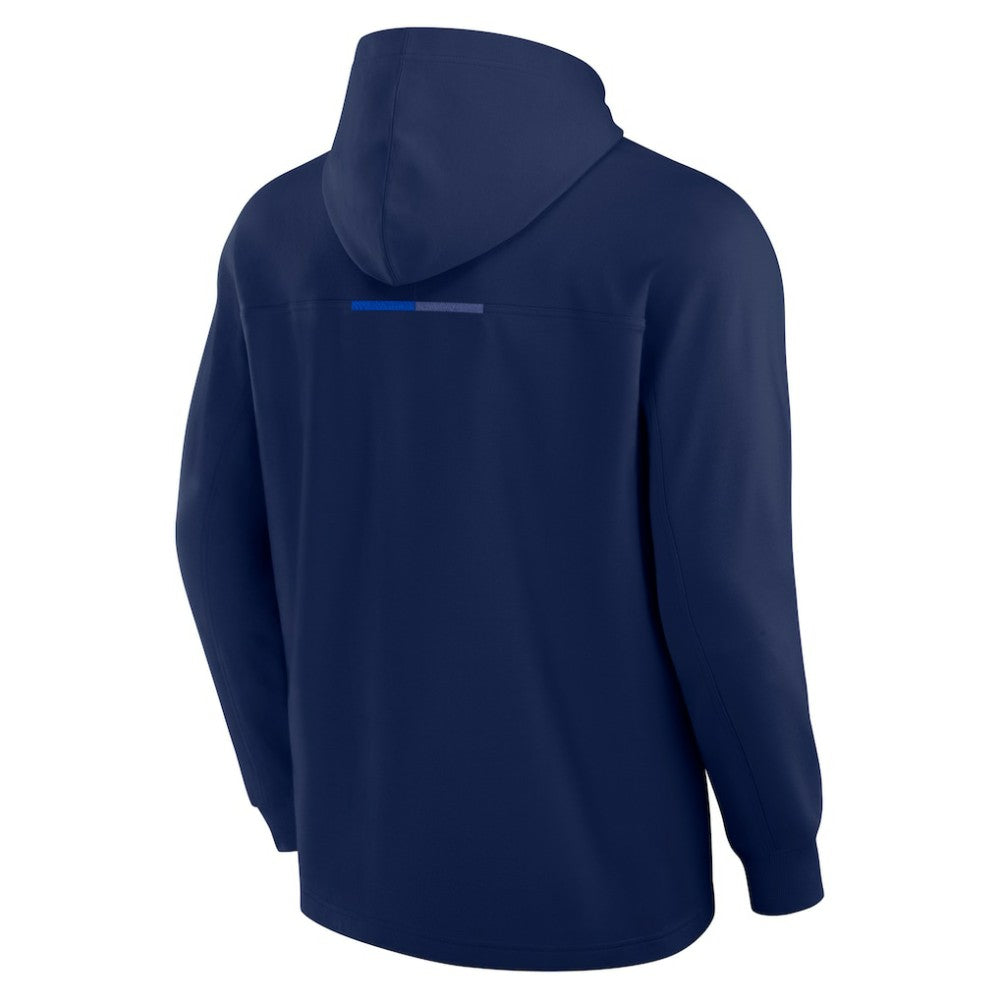 New York Rangers Fanatics Elements Lightweight Tri-Blend Fleece Hoodie Navy