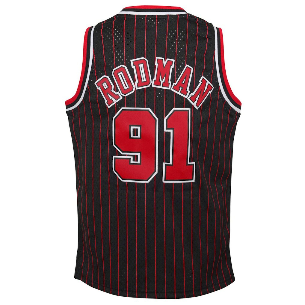 Dennis Rodman Chicago Bulls Youth 1995/96 Hardwood Classics Swingman Jersey sale - Black