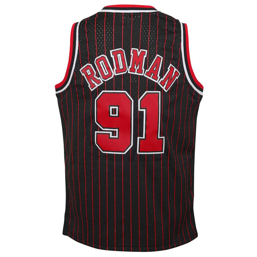 Dennis Rodman Chicago Bulls Youth 1995/96 Hardwood Classics Swingman Jersey sale - Black
