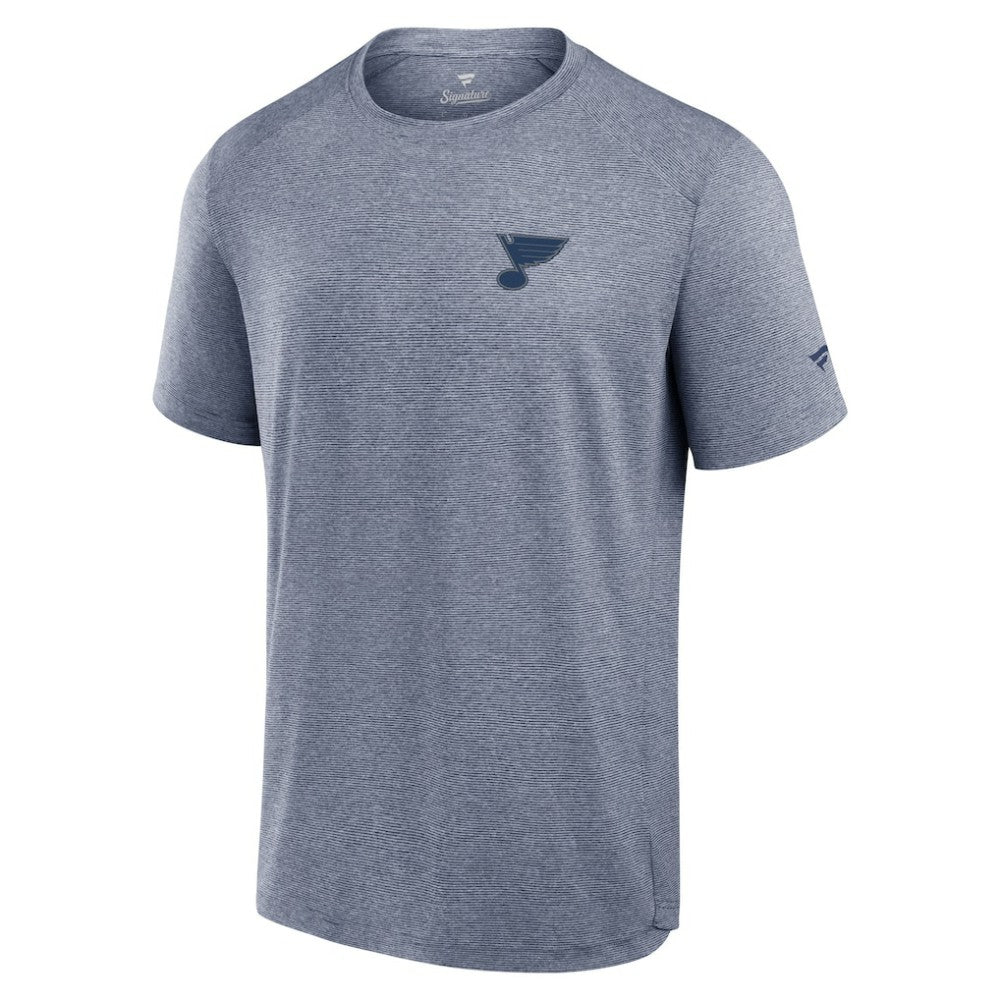 St. Louis Blues Fanatics Front Office Tech T-Shirt Navy