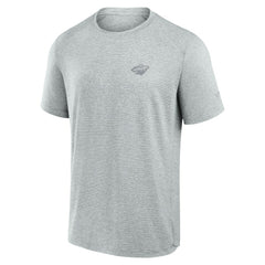 Minnesota Wild Fanatics Front Office Tech T-Shirt Gray