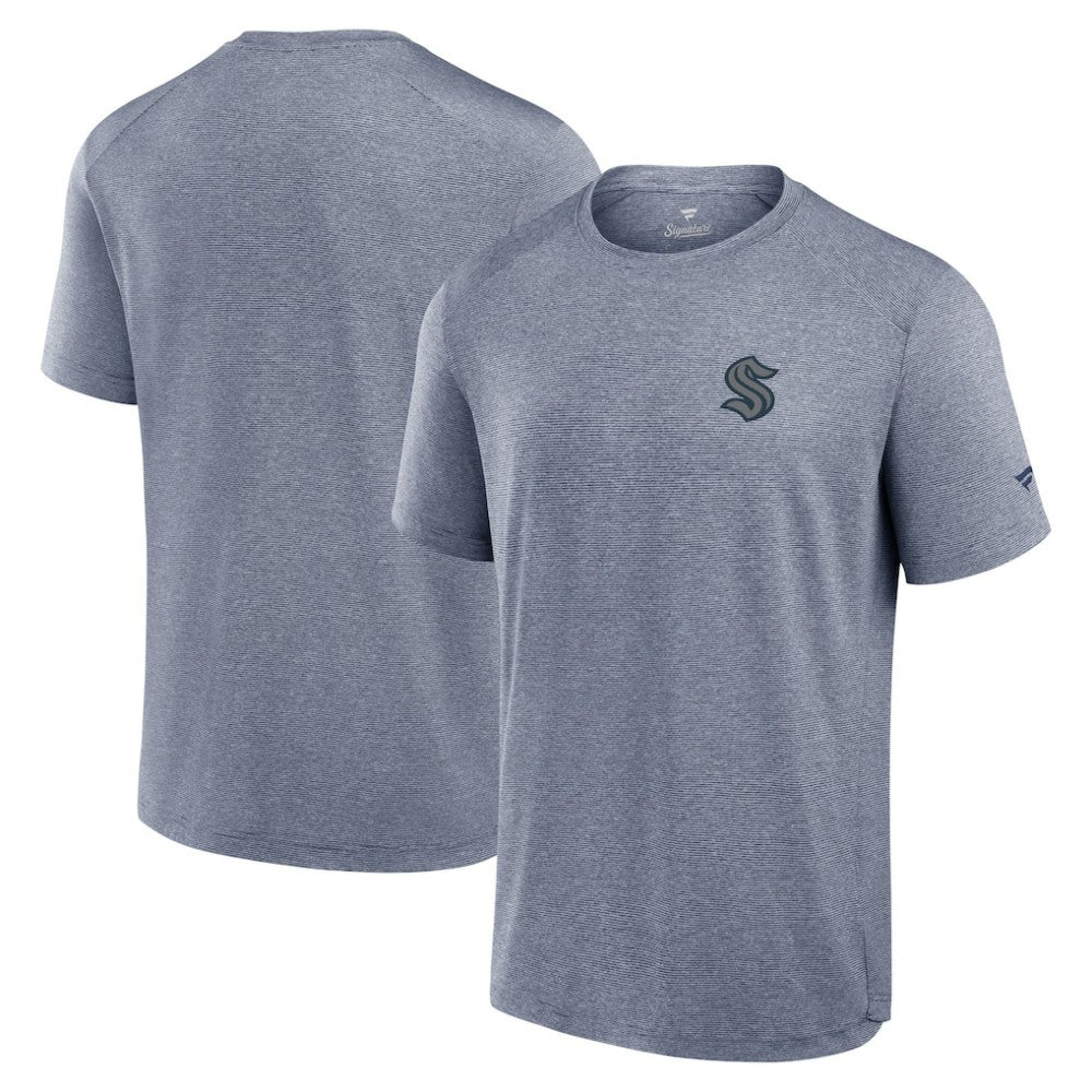 Seattle Kraken Fanatics Front Office Tech T-Shirt Navy