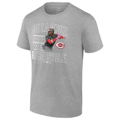 Elly De La Cruz Cincinnati Reds Cycle T-Shirt Heather Gray