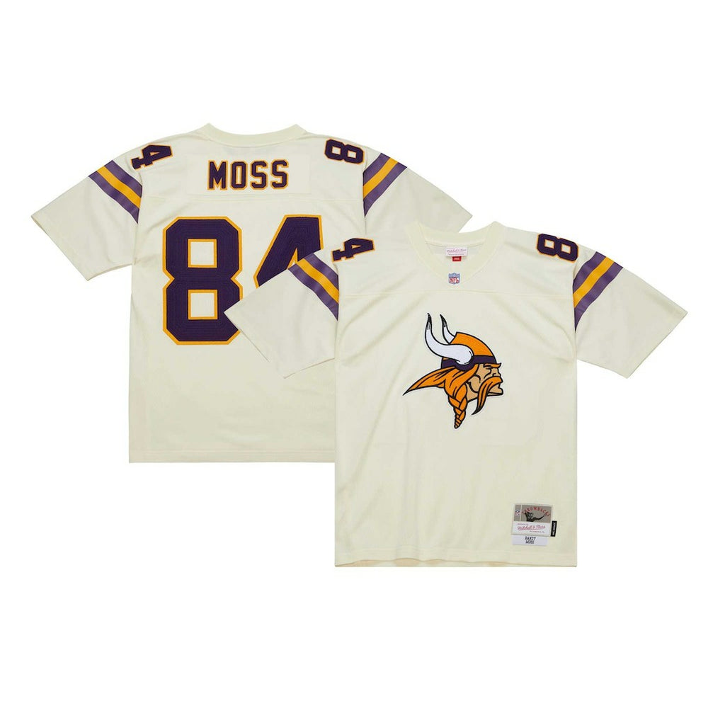 Randy Moss Minnesota Vikings Chainstitch Legacy Jersey - Cream online