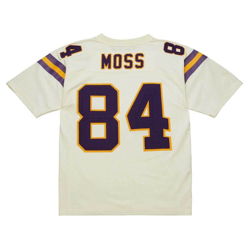 Randy Moss Minnesota Vikings Chainstitch Legacy Jersey - Cream online