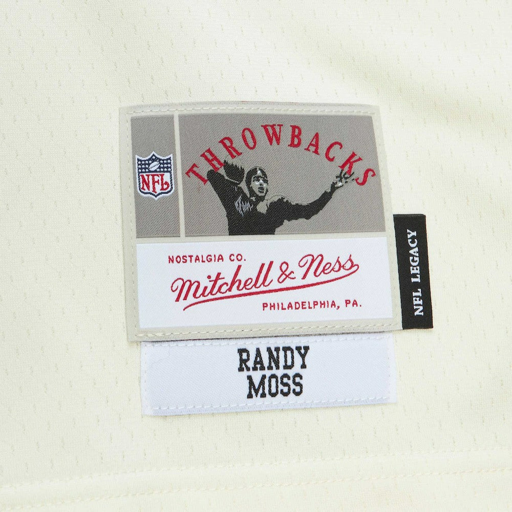 Randy Moss Minnesota Vikings Chainstitch Legacy Jersey - Cream online