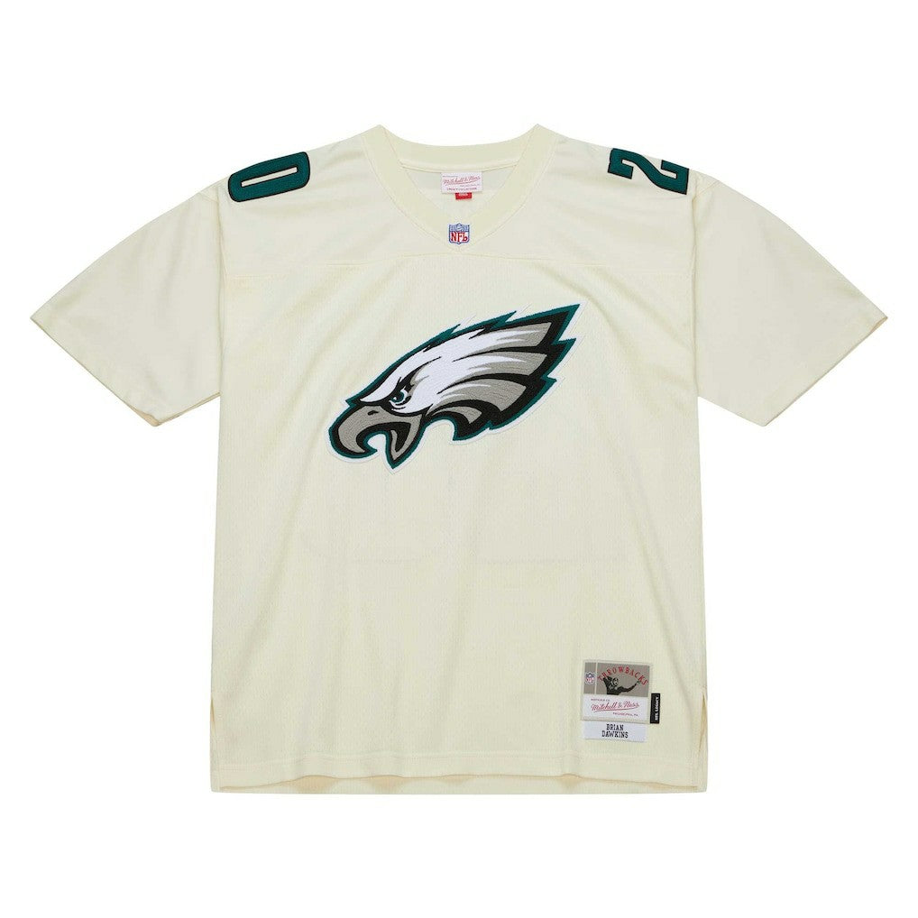 Brian Dawkins Philadelphia Eagles Chainstitch Legacy Jersey - Cream discount