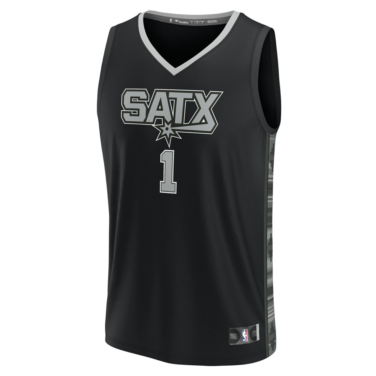 Victor Wembanyama San Antonio Spurs Youth Fast Break Player Jersey - Statement Edition - Black