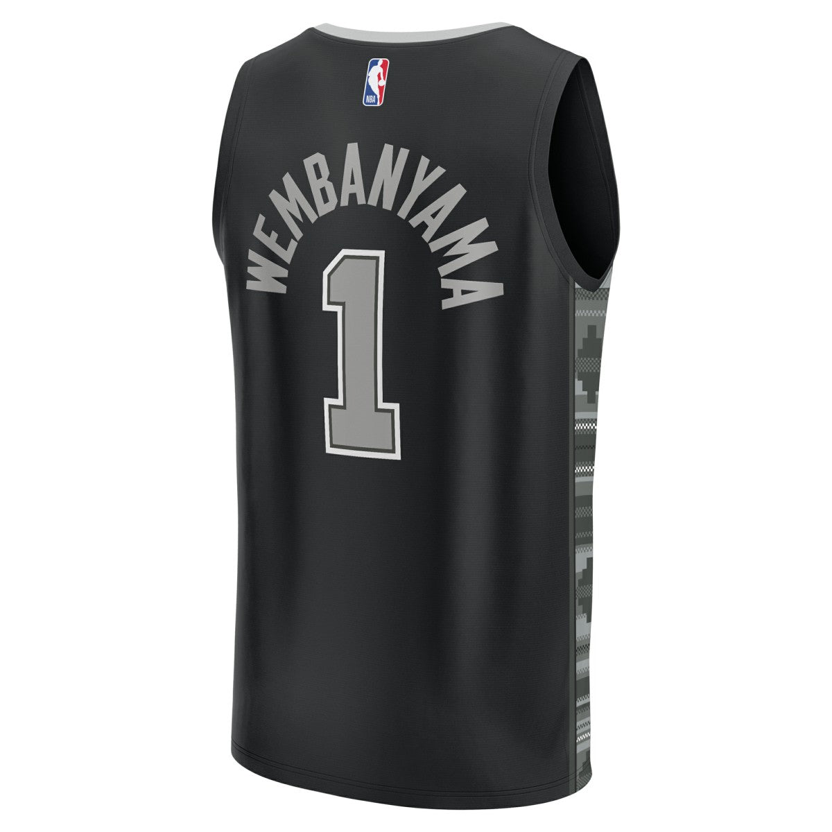 Victor Wembanyama San Antonio Spurs Youth Fast Break Player Jersey - Statement Edition - Black
