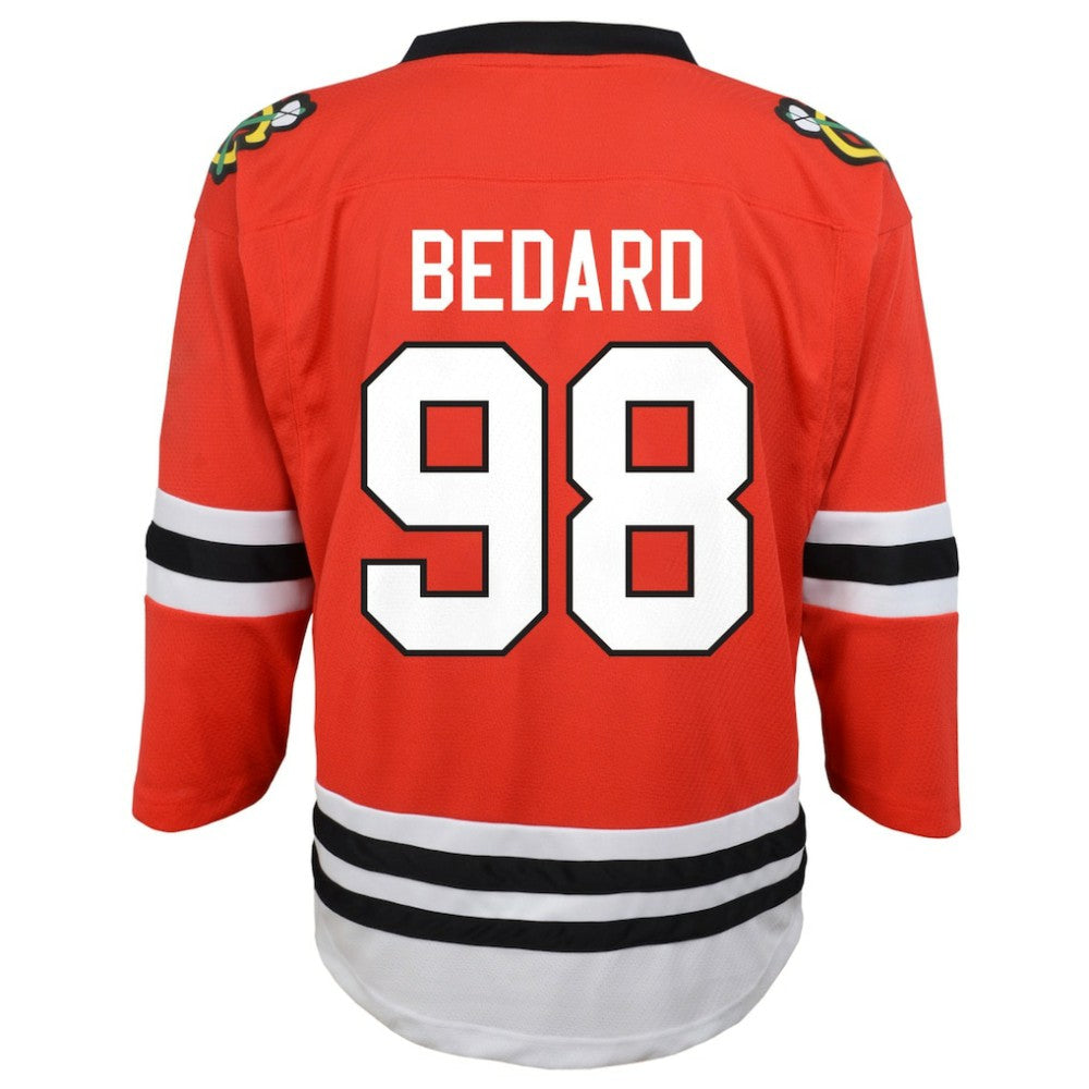 Connor Bedard Chicago Blackhawks Youth Home Replica Player Jersey Red