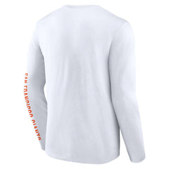 San Francisco Giants Press Box Long Sleeve T-Shirt White