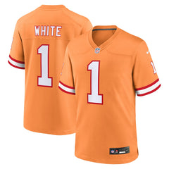 Rachaad White Tampa Bay Buccaneers Alternate Game Jersey - Orange