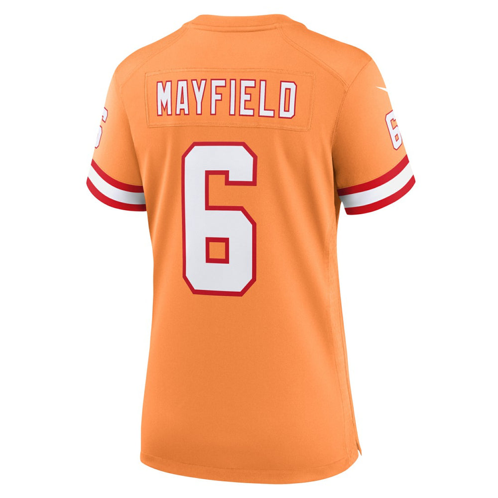Baker Mayfield Tampa Bay Buccaneers Women's Throwback Game Jersey - Orange