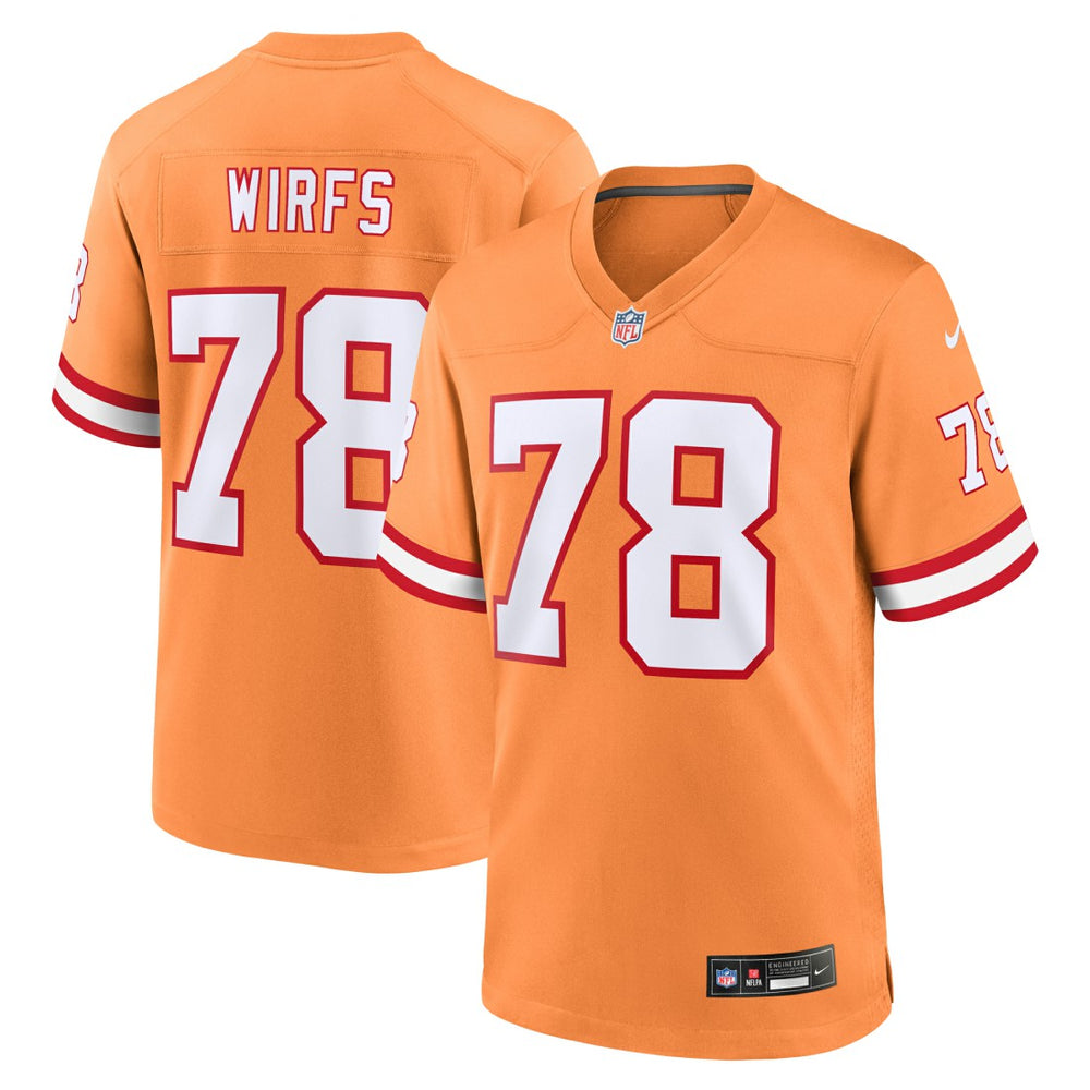 Tristan Wirfs Tampa Bay Buccaneers Alternate Game Jersey - Orange