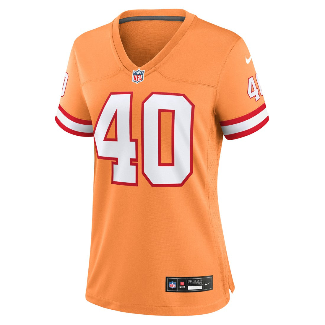 Mike Alstott Tampa Bay Buccaneers Women's Throwback Game Jersey - Orange