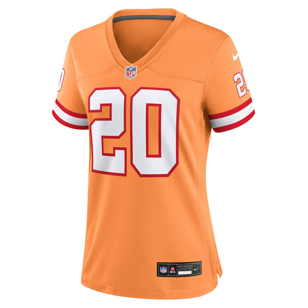 Ronde Barber Tampa Bay Buccaneers Women's Throwback Game Jersey - Orange