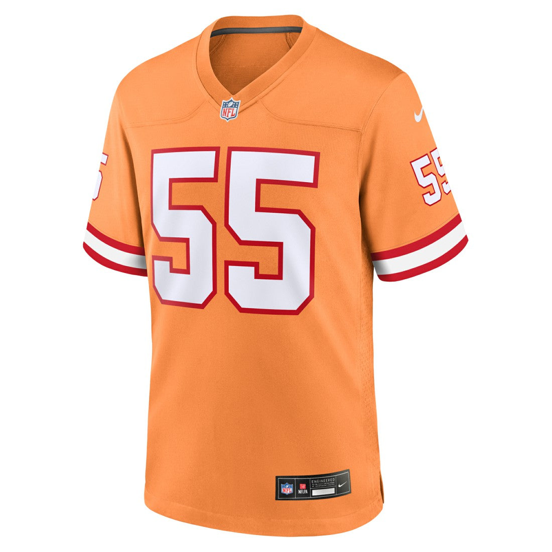 Derrick Brooks Tampa Bay Buccaneers Throwback Game Jersey - Orange