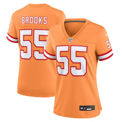 Derrick Brooks Tampa Bay Buccaneers Women's Throwback Game Jersey - Orange