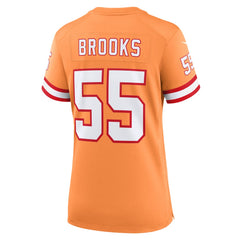 Derrick Brooks Tampa Bay Buccaneers Women's Throwback Game Jersey - Orange