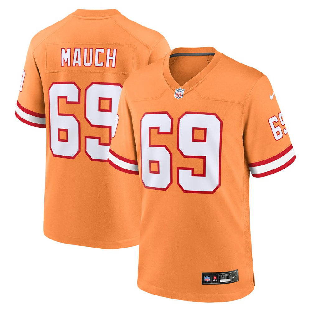 Cody Mauch Tampa Bay Buccaneers Alternate Game Jersey - Orange